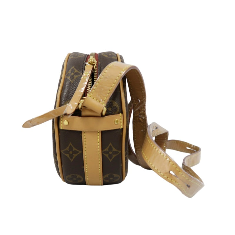 LOUIS VUITTON Boîte Chapeau Souple, Monogram Coated Canvas, Brown, Shoulder Bag, With Dust Bag