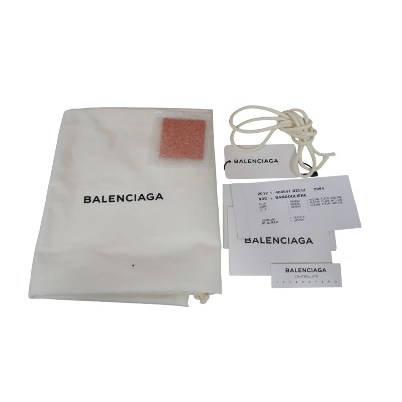 BALENCIAGA Hibiscus Canvas Shoulder/Handbag, Orange, Includes Dust Bag & Instruction Manual