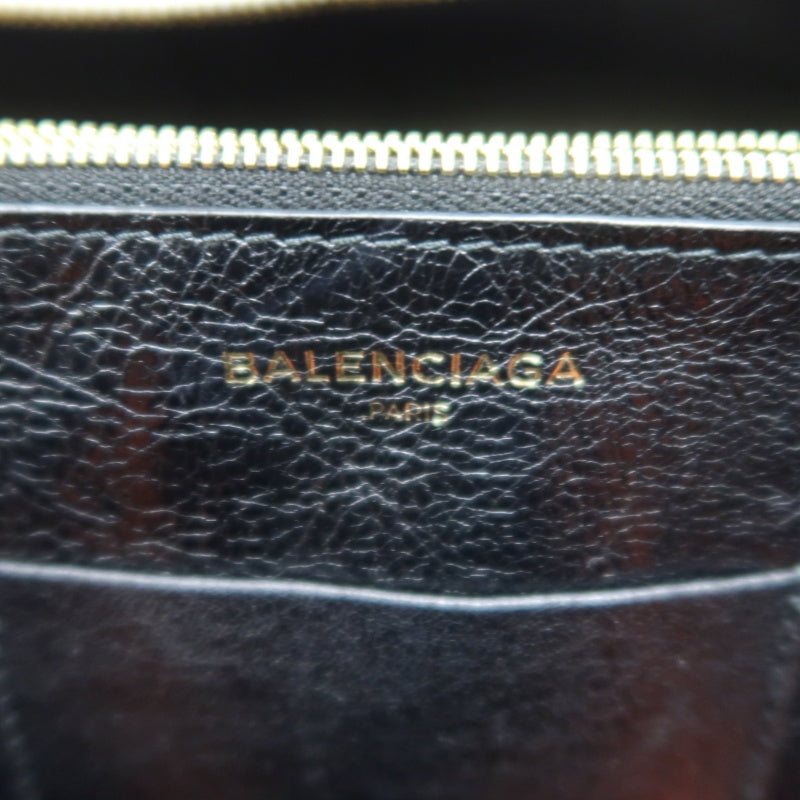 BALENCIAGA Hibiscus Canvas Shoulder/Handbag, Orange, Includes Dust Bag & Instruction Manual