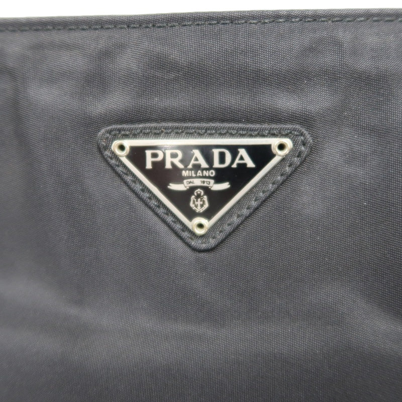 PRADA Prada Tote Bag Nylon Black PRADA Black Nylon Underarm Handbag