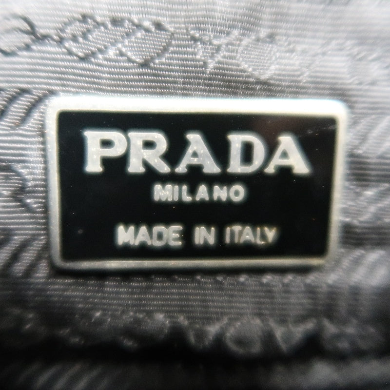 PRADA Prada Tote Bag Nylon Black PRADA Black Nylon Underarm Handbag