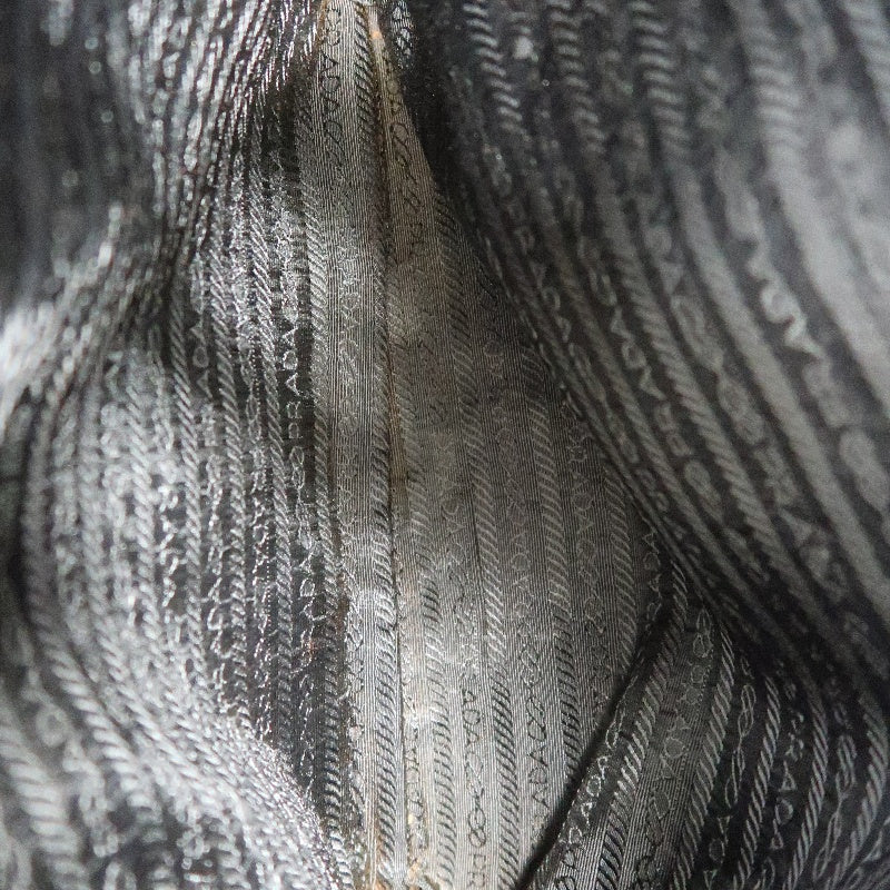 PRADA Prada Tote Bag Nylon Black PRADA Black Nylon Underarm Handbag