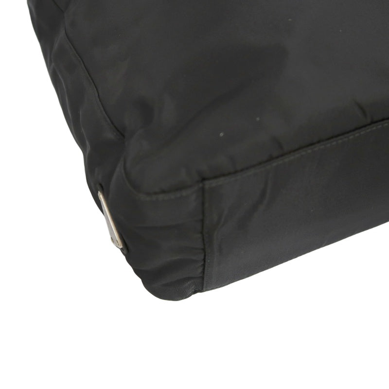 PRADA Prada Tote Bag Nylon Black PRADA Black Nylon Tote Underarm Handbag