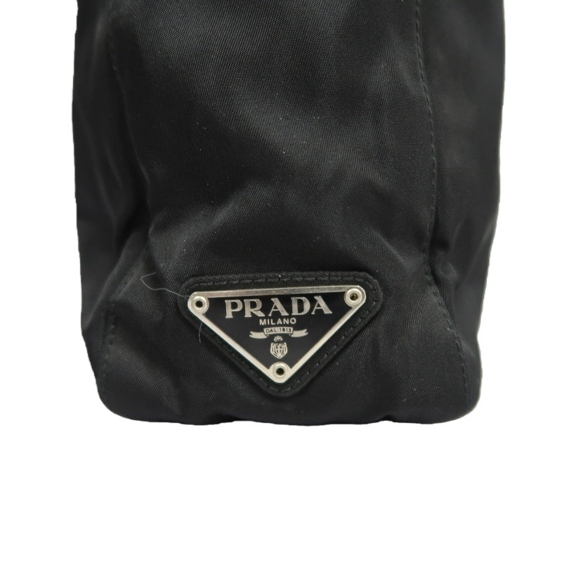 PRADA Prada Tote Bag Nylon Black PRADA Black Nylon Tote Underarm Handbag