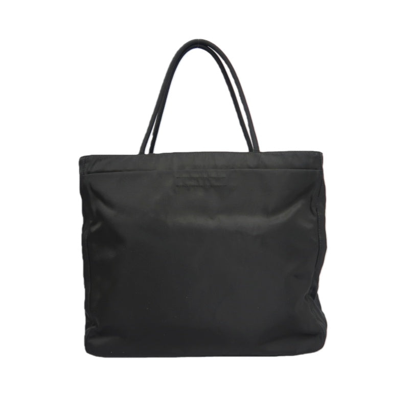 PRADA Prada Tote Bag Nylon Black PRADA Black Nylon Tote Underarm Handbag