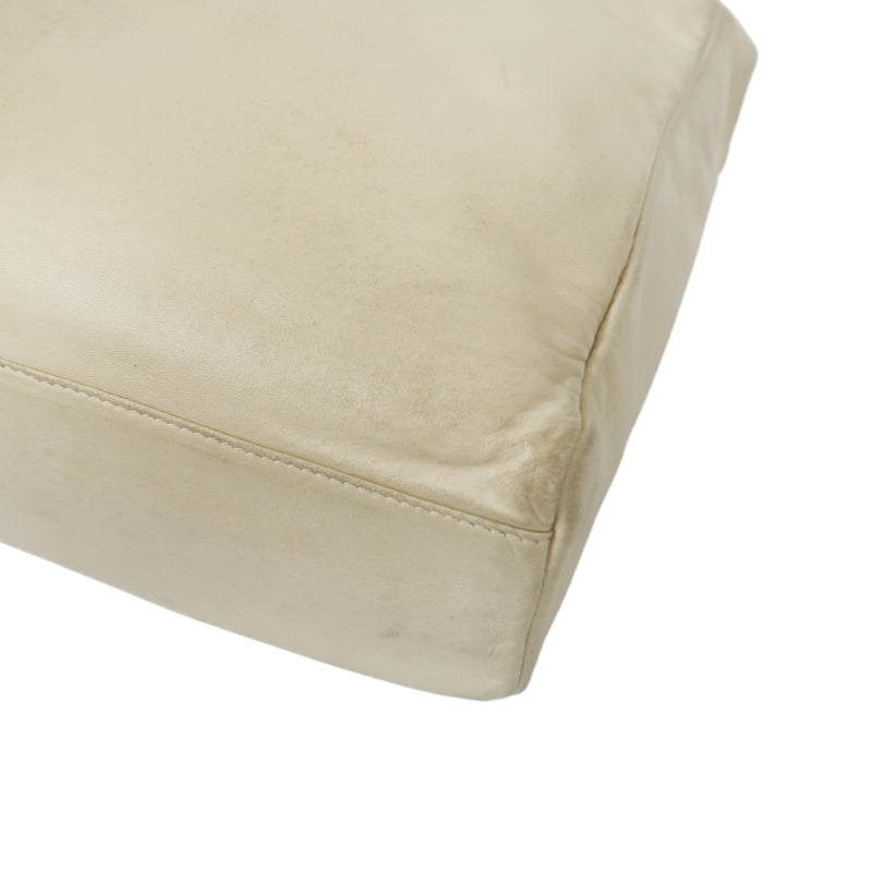 PRADA handbag leather beige cowhide tote bag