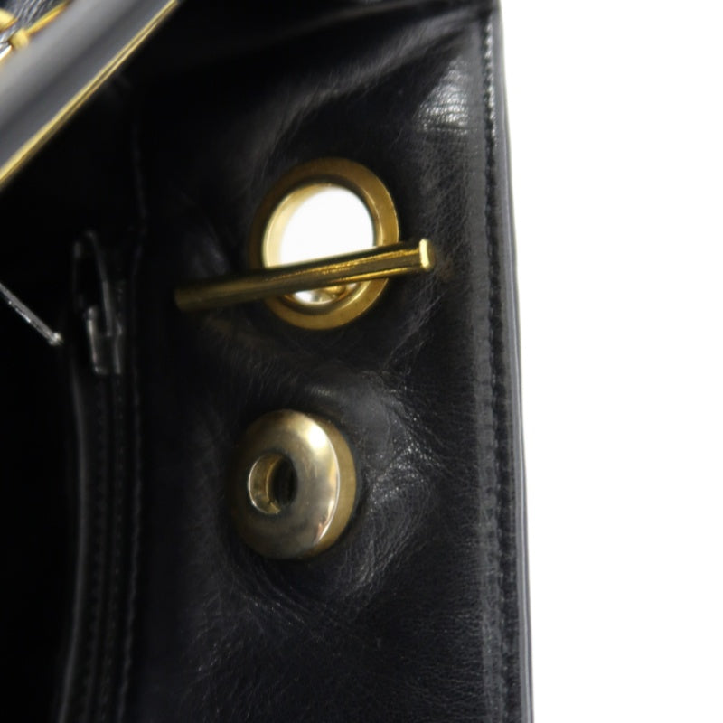 CHANEL Tote Bag, Lambskin, Black, Gold Hardware, Shoulder Bag