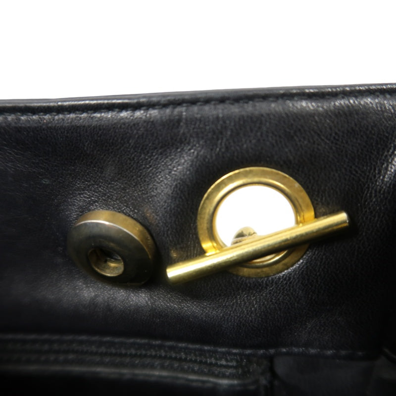 CHANEL Tote Bag, Lambskin, Black, Gold Hardware, Shoulder Bag