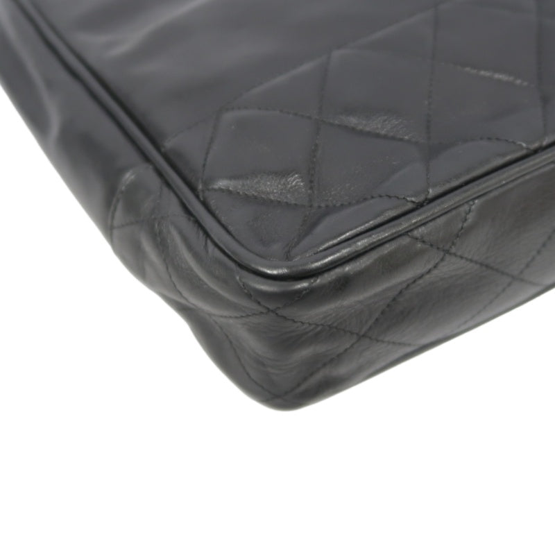 CHANEL Tote Bag, Lambskin, Black, Gold Hardware, Shoulder Bag