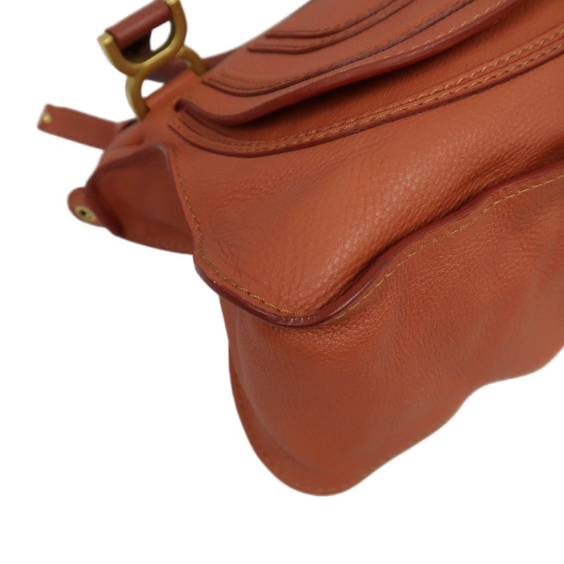 Chloé Mercy Bag Leather Red Shoulder Bag Gold Hardware