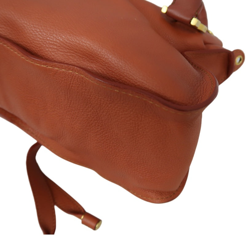 Chloé Mercy Bag Leather Red Shoulder Bag Gold Hardware
