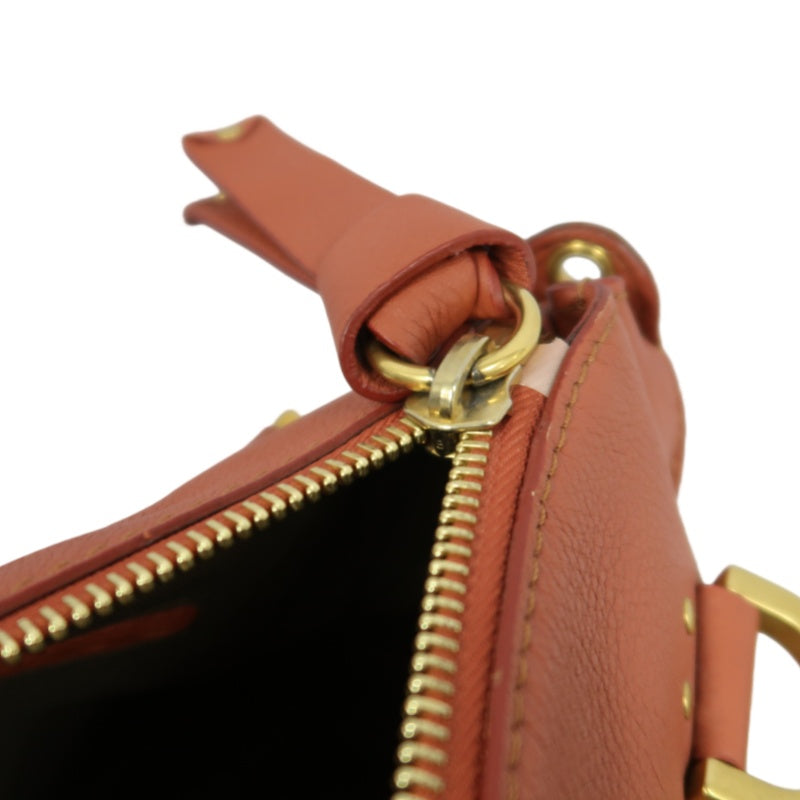 Chloé Mercy Bag Leather Red Shoulder Bag Gold Hardware