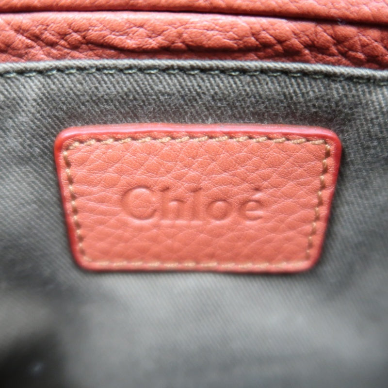 Chloé Mercy Bag Leather Red Shoulder Bag Gold Hardware
