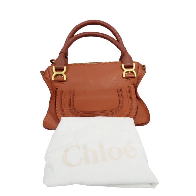 Chloé Mercy Bag Leather Red Shoulder Bag Gold Hardware