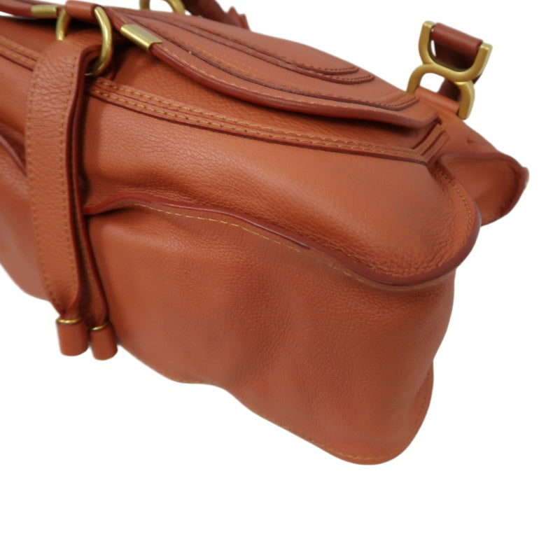 Chloé Mercy Bag Leather Red Shoulder Bag Gold Hardware