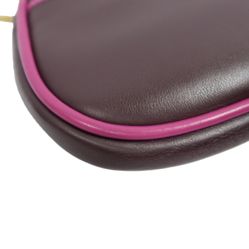 LOUIS VUITTON Trapecio Suhali Shoulder Bag Prune Art Deco Purple Gold Hardware LV Purple Leather Limited Edition Color-Block Crossbody Chain Bag