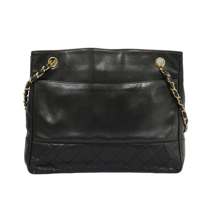 CHANEL Tote Bag, Caviar Skin, Black, Gold-tone Hardware