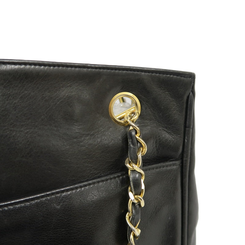 CHANEL Tote Bag, Caviar Skin, Black, Gold-tone Hardware