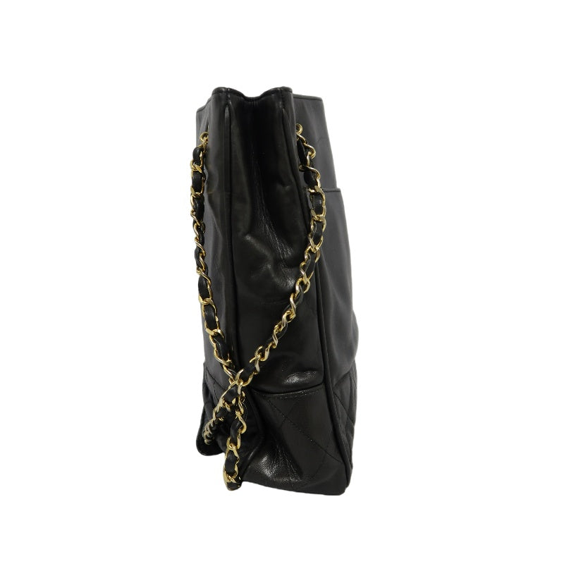 CHANEL Tote Bag, Caviar Skin, Black, Gold-tone Hardware