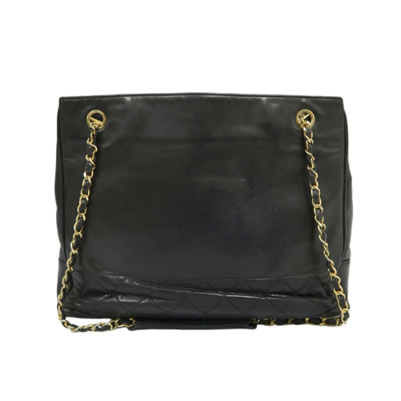 CHANEL Tote Bag, Caviar Skin, Black, Gold-tone Hardware