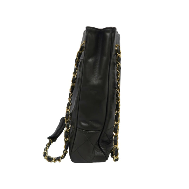 CHANEL Tote Bag, Caviar Skin, Black, Gold-tone Hardware