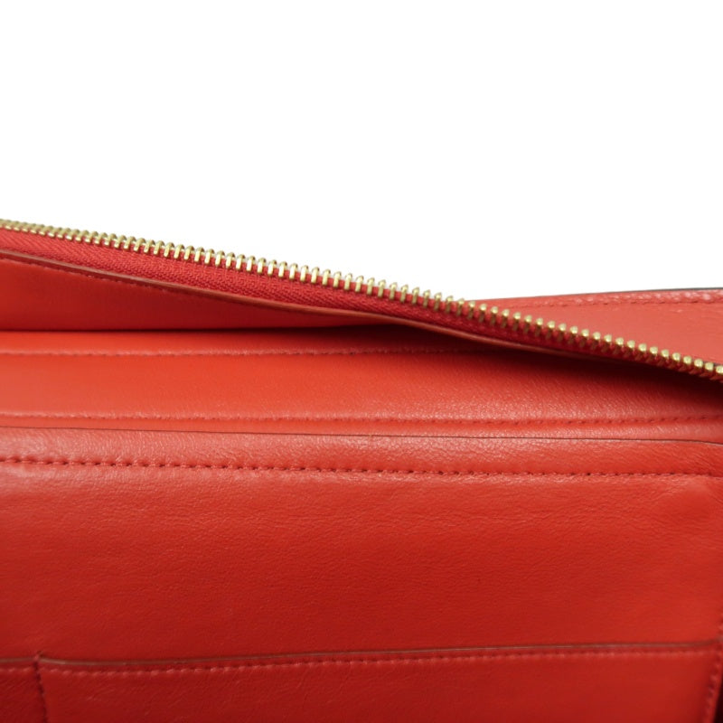 CELINE Trapeze Handbag, Red Leather, Includes Short Shoulder Strap