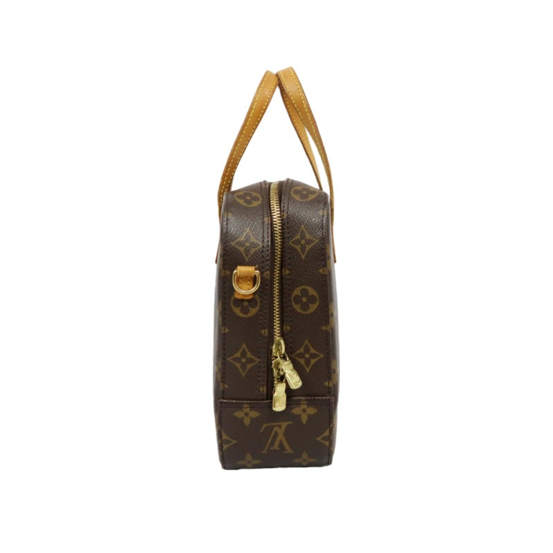 LOUIS VUITTON (LV) Monogram Sportyini Handbag, Brown PVC, Includes Shoulder Strap