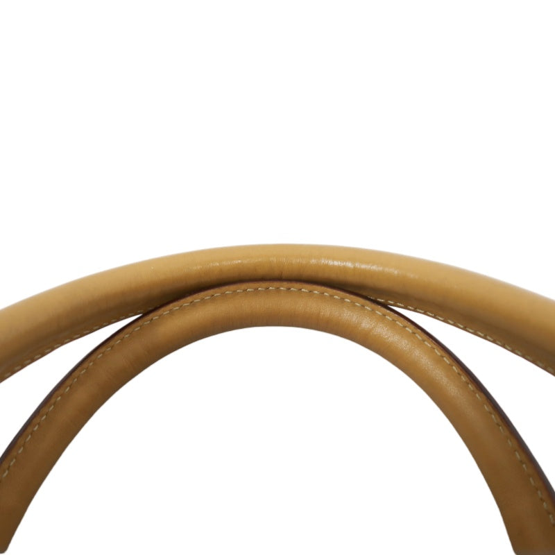 CELINE Macadam Monogram PVC Boston Handbag, Brown