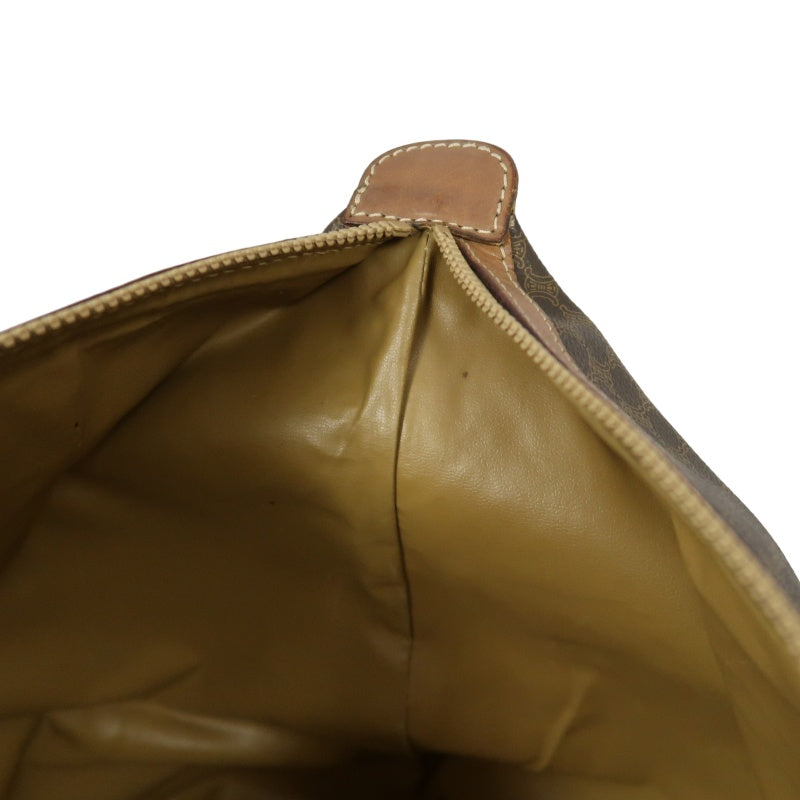 CELINE Celine Macadam Boston bag Brown PVC travel bag 50 handbag