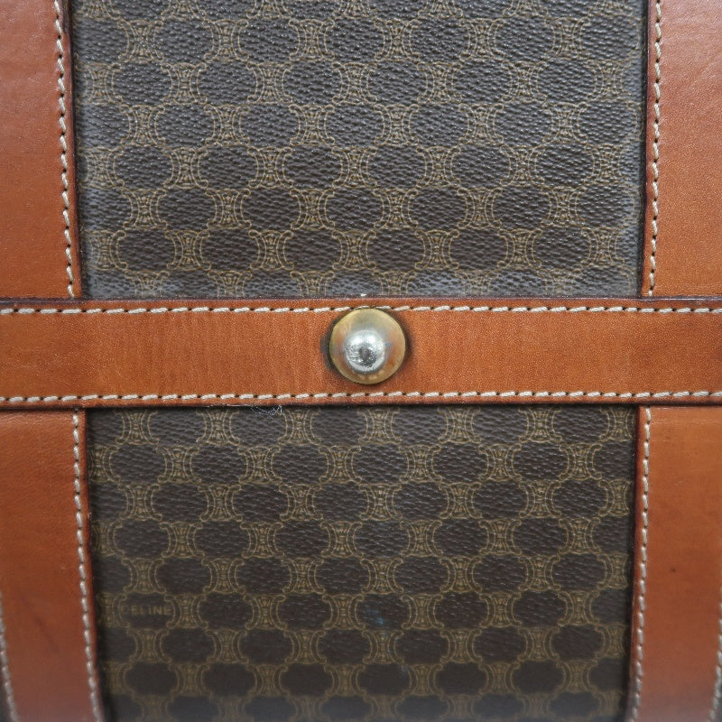 CELINE Celine Macadam Boston bag Brown PVC travel bag 50 handbag