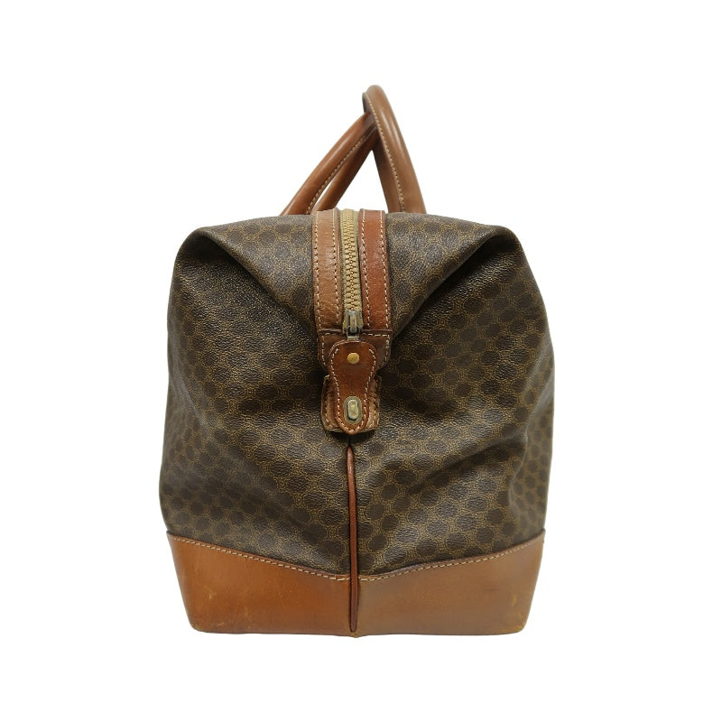 CELINE Celine Macadam Boston bag Brown PVC travel bag 50 handbag