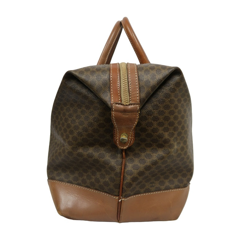 CELINE Celine Macadam Boston bag Brown PVC travel bag 50 handbag
