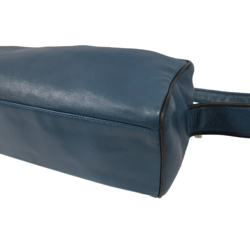 LOEWE Handbag, Lambskin, Blue, Shoulder Bag