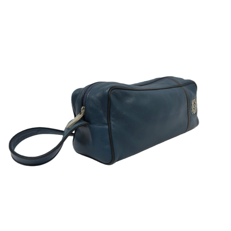 LOEWE Handbag, Lambskin, Blue, Shoulder Bag