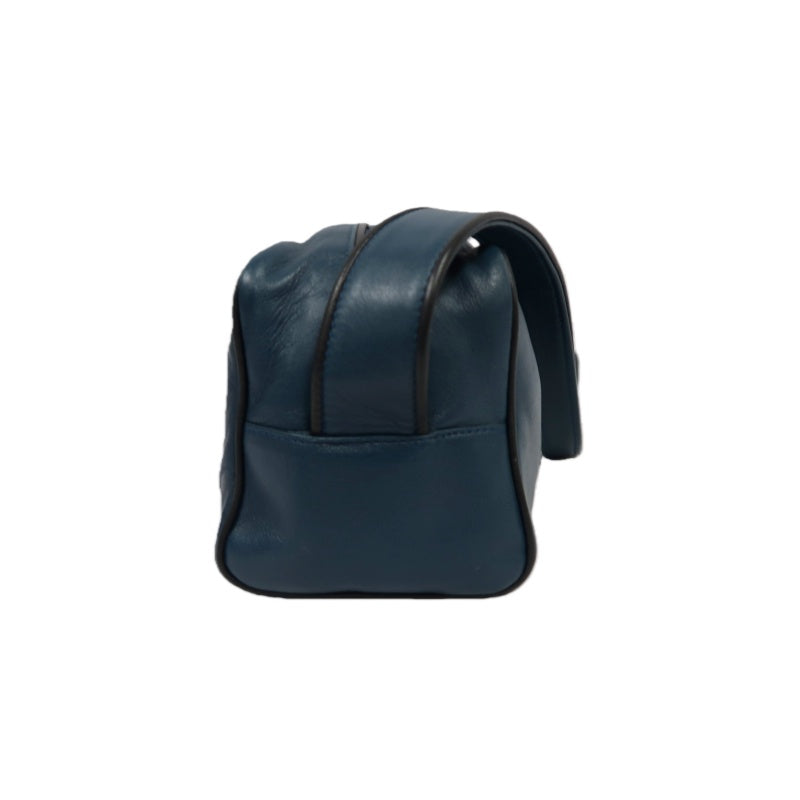 LOEWE Handbag, Lambskin, Blue, Shoulder Bag