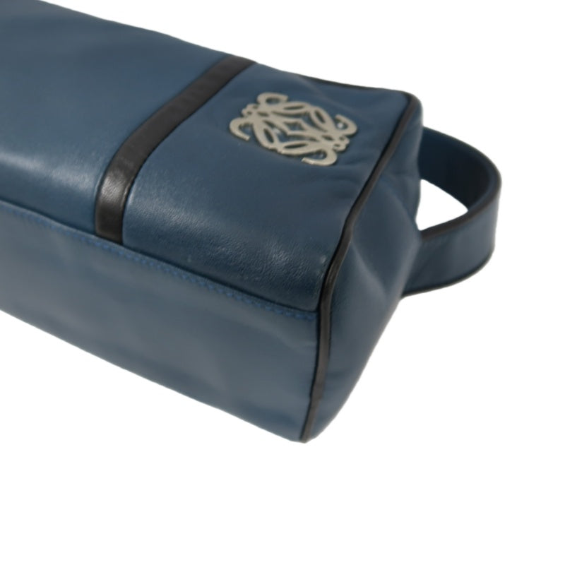 LOEWE Handbag, Lambskin, Blue, Shoulder Bag