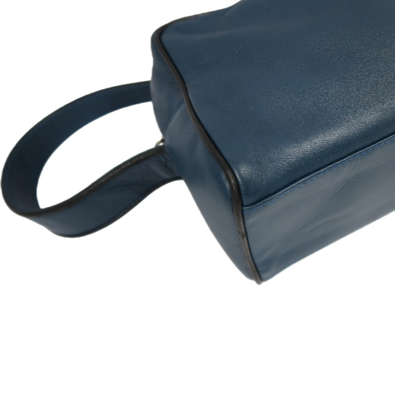 LOEWE Handbag, Lambskin, Blue, Shoulder Bag