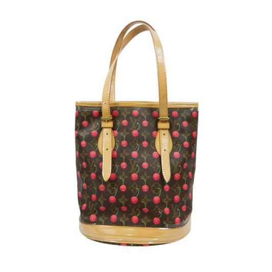 Louis Vuitton (LV) Monogram Cherry Bucket PM Bag (Pouch Included), Collector's Grade, Includes Dust Bag