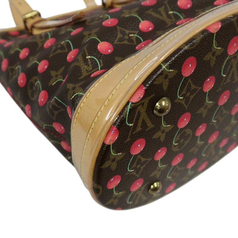 Louis Vuitton (LV) Monogram Cherry Bucket PM Bag (Pouch Included), Collector's Grade, Includes Dust Bag