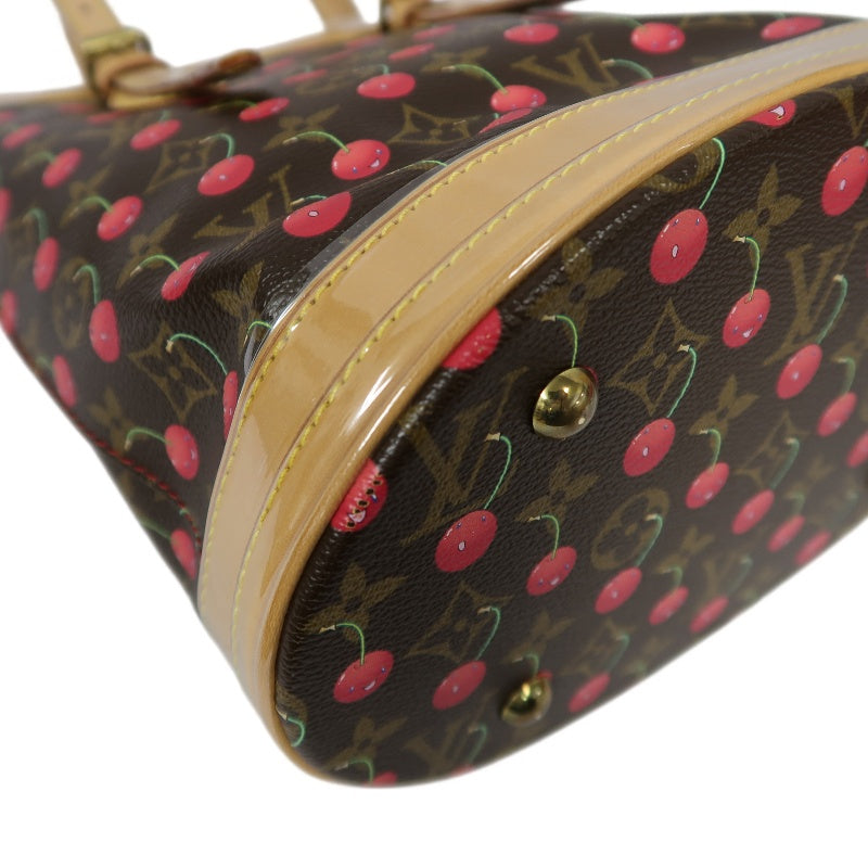 Louis Vuitton (LV) Monogram Cherry Bucket PM Bag (Pouch Included), Collector's Grade, Includes Dust Bag