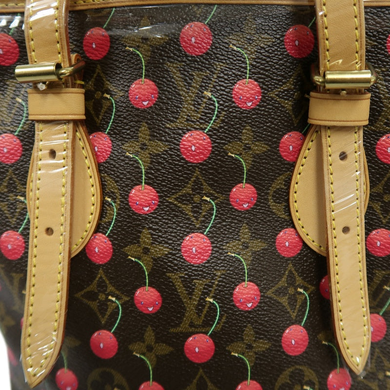 Louis Vuitton (LV) Monogram Cherry Bucket PM Bag (Pouch Included), Collector's Grade, Includes Dust Bag