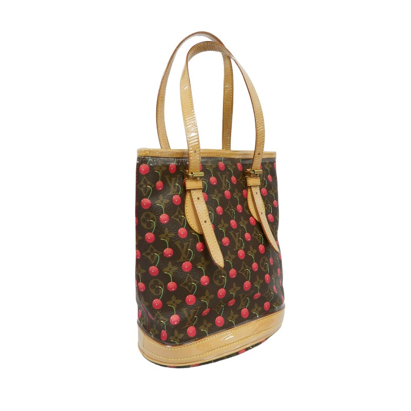 Louis Vuitton (LV) Monogram Cherry Bucket PM Bag (Pouch Included), Collector's Grade, Includes Dust Bag