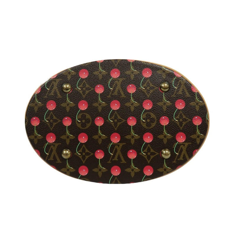 Louis Vuitton (LV) Monogram Cherry Bucket PM Bag (Pouch Included), Collector's Grade, Includes Dust Bag
