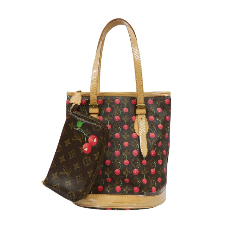 Louis Vuitton (LV) Monogram Cherry Bucket PM Bag (Pouch Included), Collector's Grade, Includes Dust Bag