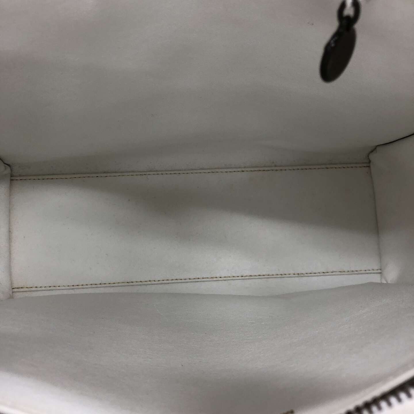 Chanel Coco Mark Tote Bag in White Caviar Leather