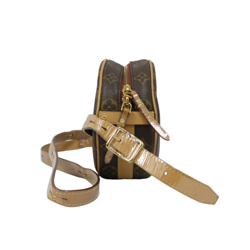 LOUIS VUITTON Pochette Sprouse Shoulder Bag, Brown Monogram Canvas, With Dust Bag