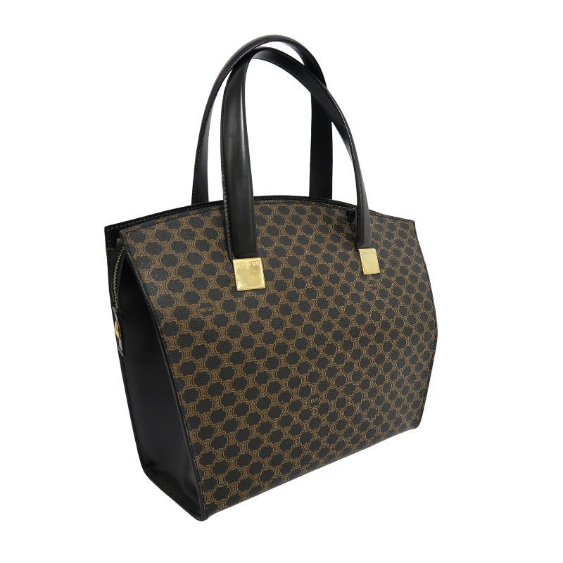 CELINE Handbag, Brown, Gold-Tone Hardware
