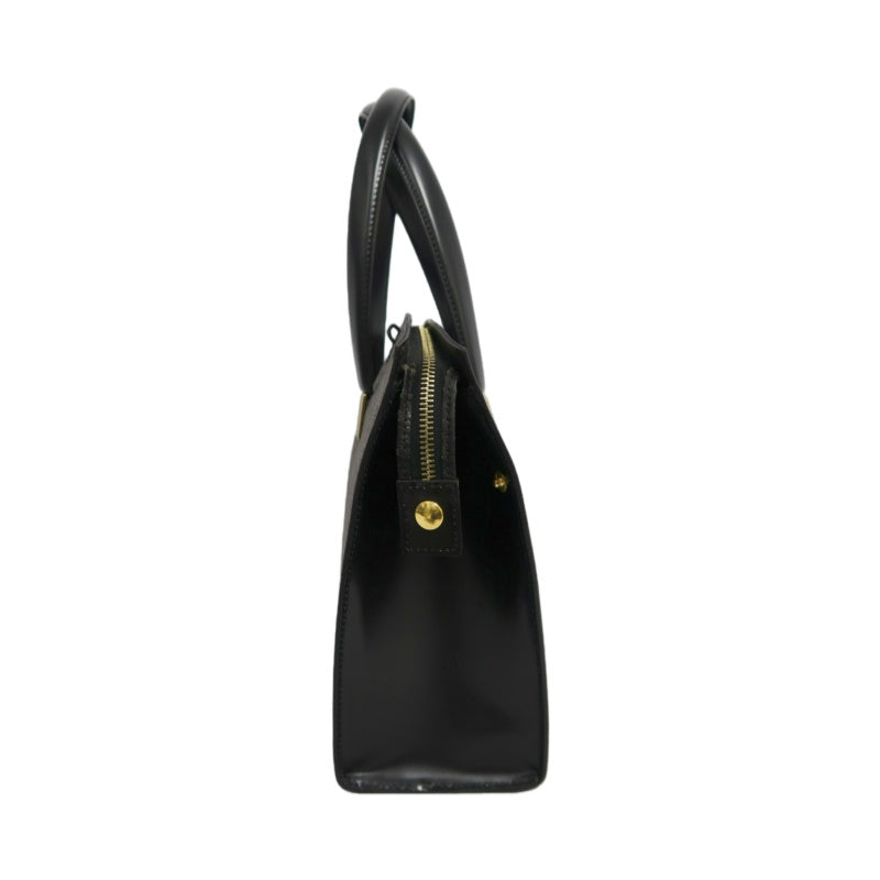 CELINE Handbag, Brown, Gold-Tone Hardware