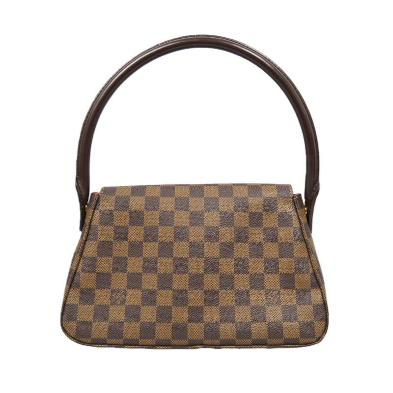 LOUIS VUITTON Looping Damier Handbag Brown