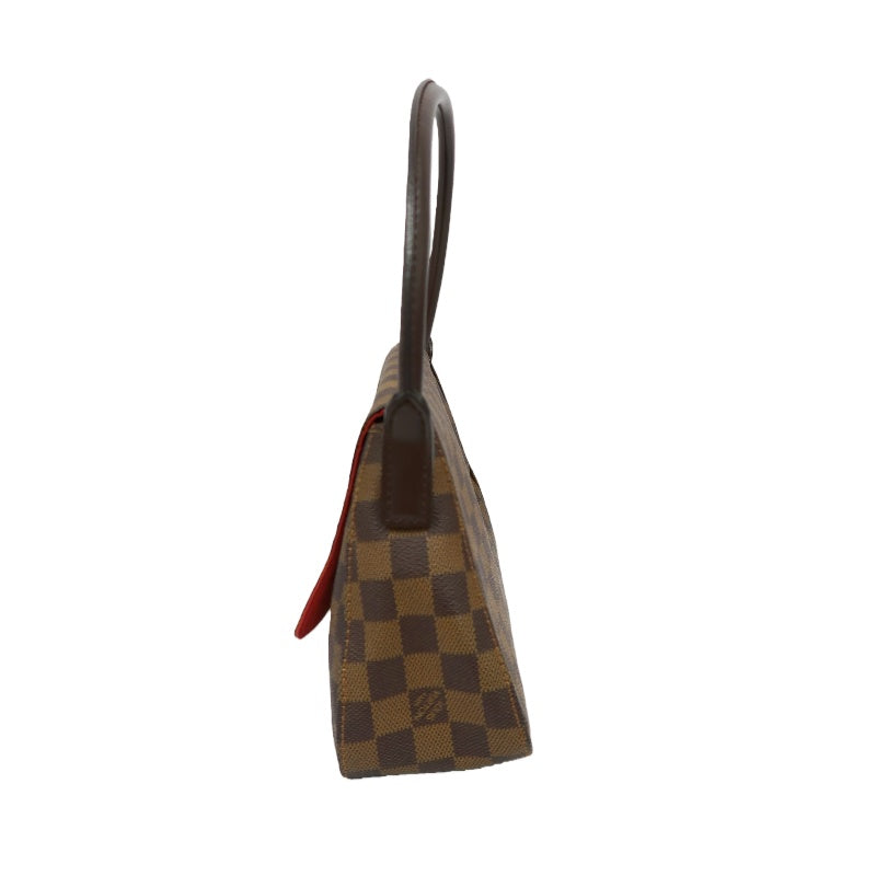 LOUIS VUITTON Looping Damier Handbag Brown